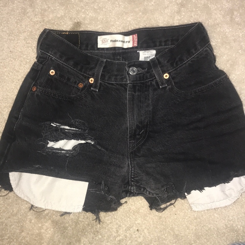 Distressed Jean Shorts